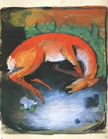 Franz Marc Dead Deer (mk34) Sweden oil painting art